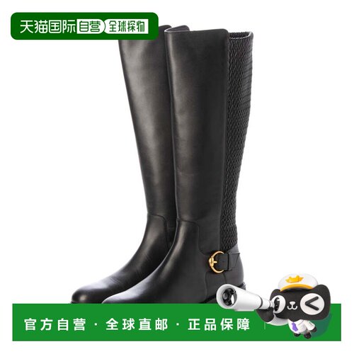 日本直邮COLE HAAN CLOVER STRETCH BOOT黑色皮鞋 [CO1659BW10654