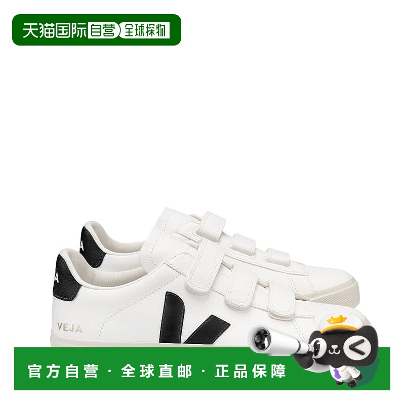 欧洲直邮VEJA RECIFE CHROMEFREE系列 男女皮革黑标魔术贴运动鞋
