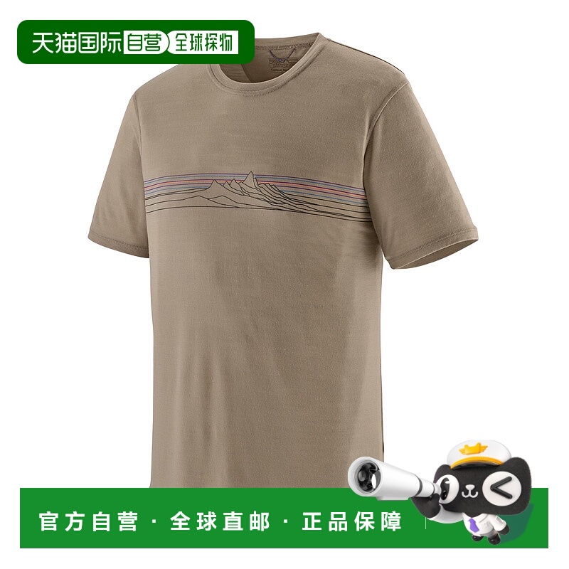 日潮跑腿Patagonia巴塔哥尼亚 男款 Capilene Cool 美利奴羊毛图T