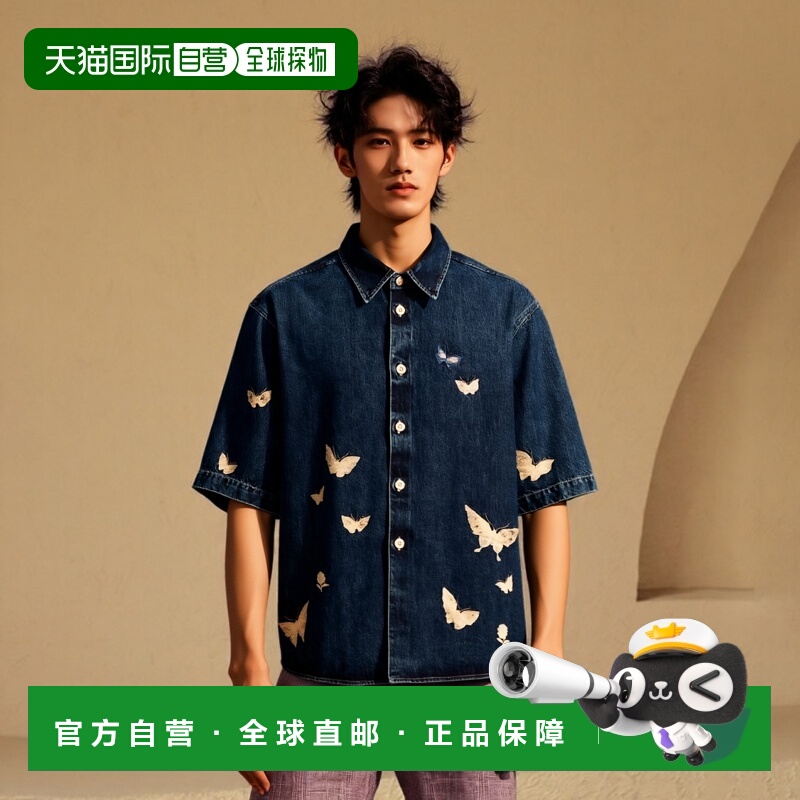 1h可退 香港直邮OUR LEGACY 男士衬衫 M2252BBWESTERNBLUE SS2025