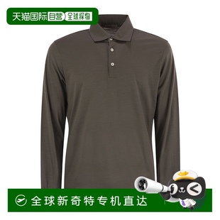香港直邮HERNO POLO衫 1h可退 男士 军绿色 JPL0009UR2700 AW2025