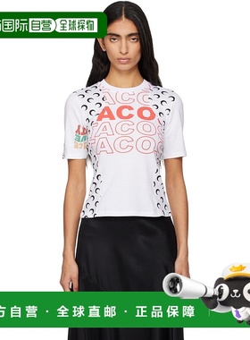 1h可退 香港直邮潮奢 Marine Serre 女士 白色 Regenerated Graph