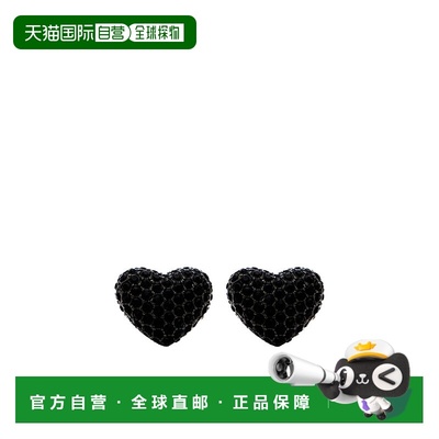 香港直邮MARC JACOBS 女士耳饰 2P5JER001J04017 CO 黑色 心形气