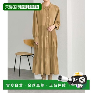 拼接百褶连衣裙 1h可退 PAPILLONNER ear SUM1 日本直邮官方授权