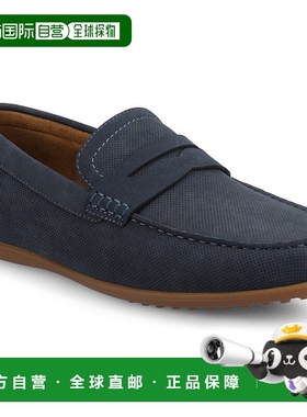 自营 vance co.Vance Yates 中号和宽号穿孔一脚蹬驾驶便士乐福鞋