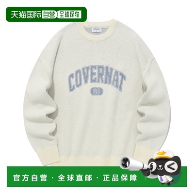 韩国直邮COVERNAT 男针织CO2303KT09IV公用LAMBSWOOL ARCH LOGO C