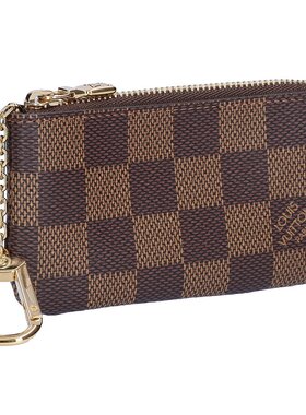 日本直邮路易威登 零钱包卡包 Pochette Cle Damier Ebene N62658