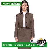 香港直邮MaxMara Carpa 麦斯玛拉 1h可退 女士 棕色 夹克 2511041