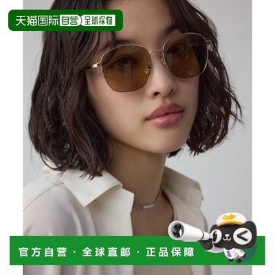 1h可退 日本直邮AZUL BY MOUSSY 女士金属框细边眼镜 250ISC56216