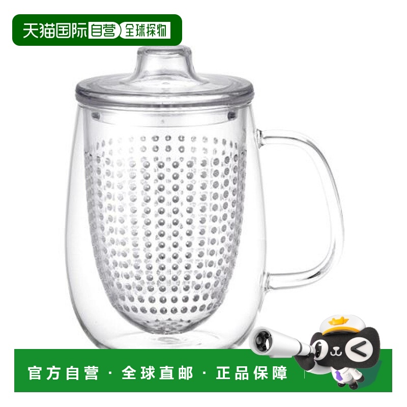 日本直邮KINTO马克杯UNITEA UNI耐热玻璃马克杯550ml透明22913