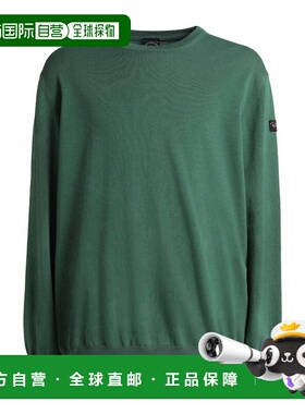 香港直邮Paul & Shark 保罗与鲨鱼 男士 毛衣 green绿色 舒适时尚