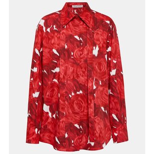 印花棉质衬衫 潮奢 女士 华伦天奴 000276 Valentino