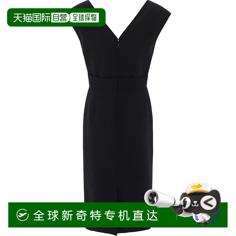 1h可退 香港直邮VALENTINO 女士连衣裙 UB3VAT405JN0NO AW2020 黑