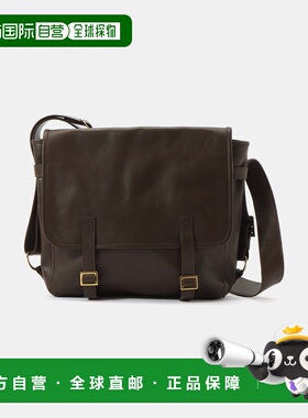 1h可退 日本直邮CCU 女装 真牛皮 半翻盖 弧形线条中号单肩包 260