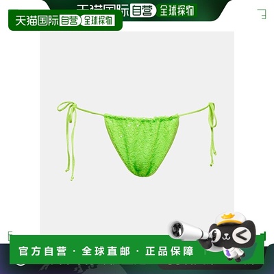 香港直邮NORMA KAMALI 诺玛 卡玛丽 女士 珠片精饰比基尼下装 001