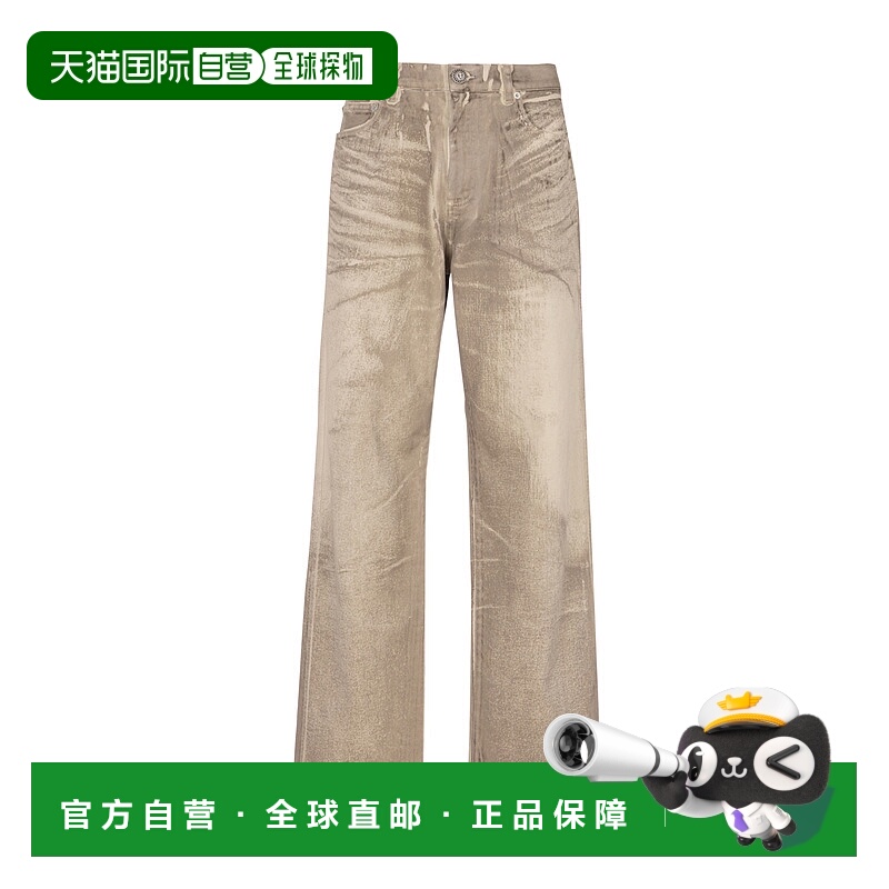 香港直邮BALMAIN男士牛仔裤EH1ML155DF570FK新款直筒裤