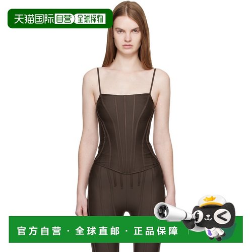 1h可退 香港直邮Mugler 穆勒 女士 独家发售棕色胸衣 25F3TO08178