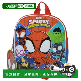 自营marvelSpidey and Friends 11” Mini Backpack Kids Charact