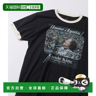 1h可退 日本直邮BLUESCENTRIC 男装 别注款 纯棉复古Ringer T恤 C