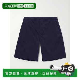 香港直邮Orlebar 直筒棉混纺短裤 Brown Laurent 281 男士 1h可退