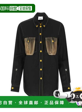 香港直邮BURBERRY 女士衬衫 8046945A1189 AW2021 黑色 Black vis