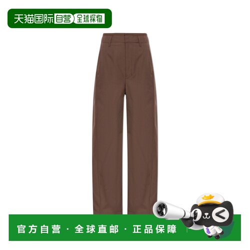 香港直邮LEMAIRE 女士休闲裤 PA1350LF414BR524 AW2026 棕色