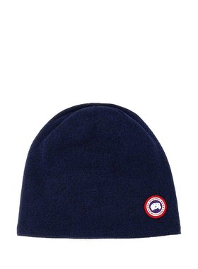CANADA GOOSE 男士帽子 5116M151 AW2023 蓝色 KNITTED HAT
