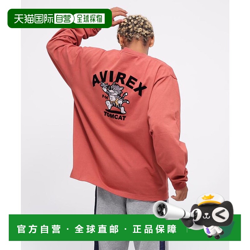 日本直邮AVIREX ECDP TOMCAT LS T 恤 AV1129EM021749