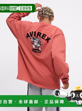 日本直邮AVIREX ECDP TOMCAT LS T 长袖恤 AV1129EM021749