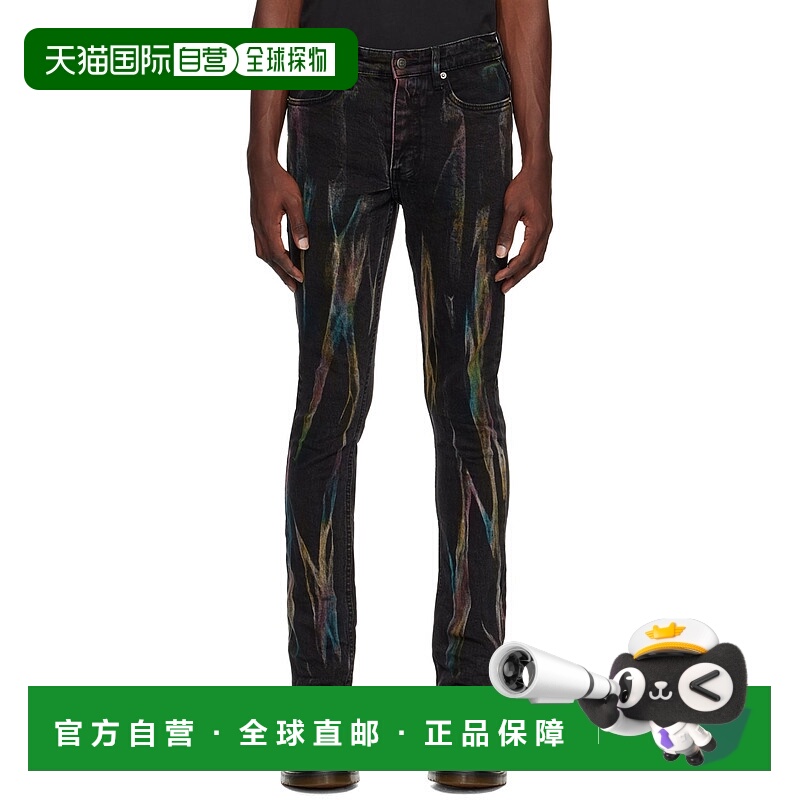 香港直邮潮奢 Ksubi 男士 黑色 Chitch Refrakt 牛仔裤 MPS23DJ00