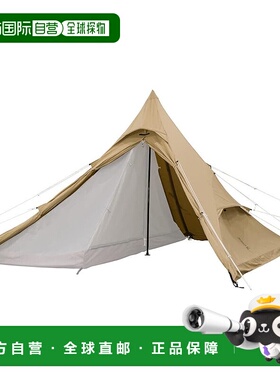 【日本直邮】DOD三角形帐篷RX(M) 1~4人用 带门帘 涤纶 沙漠色