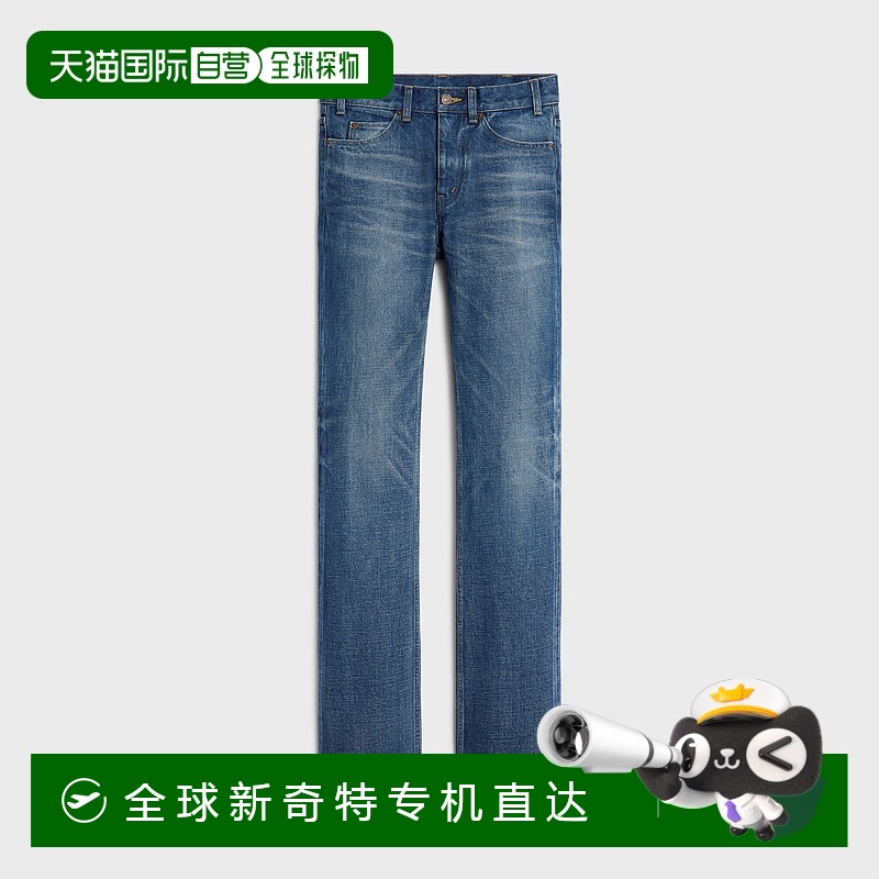 欧洲直邮CELINE赛琳françoise深色联合水洗牛仔裤