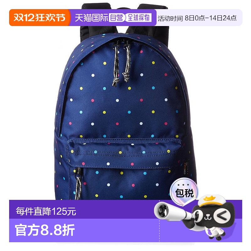 【日本直邮】OUTDOOR PRODUCTS女士包袋大容量双背包双肩包圆点