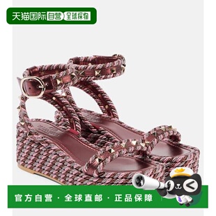 1h可退 香港直邮潮奢 valentino 华伦天奴 女士 Torchon 铆钉麻底