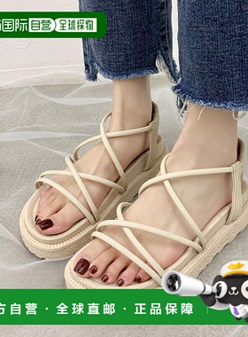 日本直邮JUNOAH 系带凉鞋 JU5602BW02889