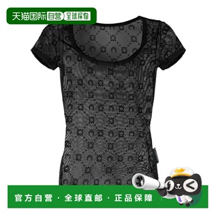 1h可退 香港直邮Marine Serre 女士 短袖网状上衣 WTO389CJER0005