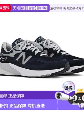 自营Men's New Balance 990v6 'MiUSA Navy White' Shoes - blue