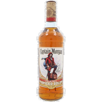 欧洲直邮Captain Morgan摩根船长五香朗姆酒700ml35度口感醇香