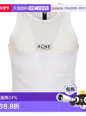 1h可退 香港直邮Acne Studios 艾克妮 男士 徽标贴饰背心上衣 BL0