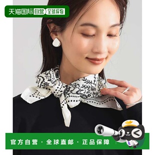 1h可退 日本直邮manipuri 女士 真丝佩斯利印花方巾 64450792578