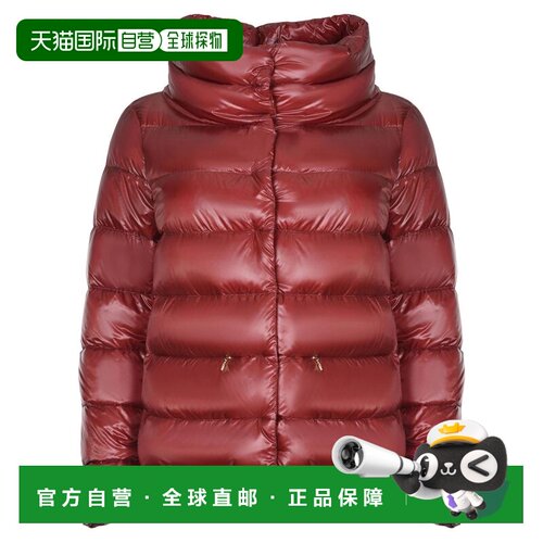 香港直邮HERNO 女士羽绒服 PI001781D12017Z6715 AW2026 酒红色