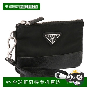 皮革卡片夹 Saffiano 压 再生尼龙 日本直邮PRADA Nylon