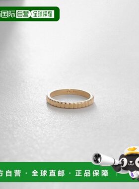 日潮跑腿COCOSHNIK 女士K10切割环薄形小指戒指 黄金 3cm经典精致