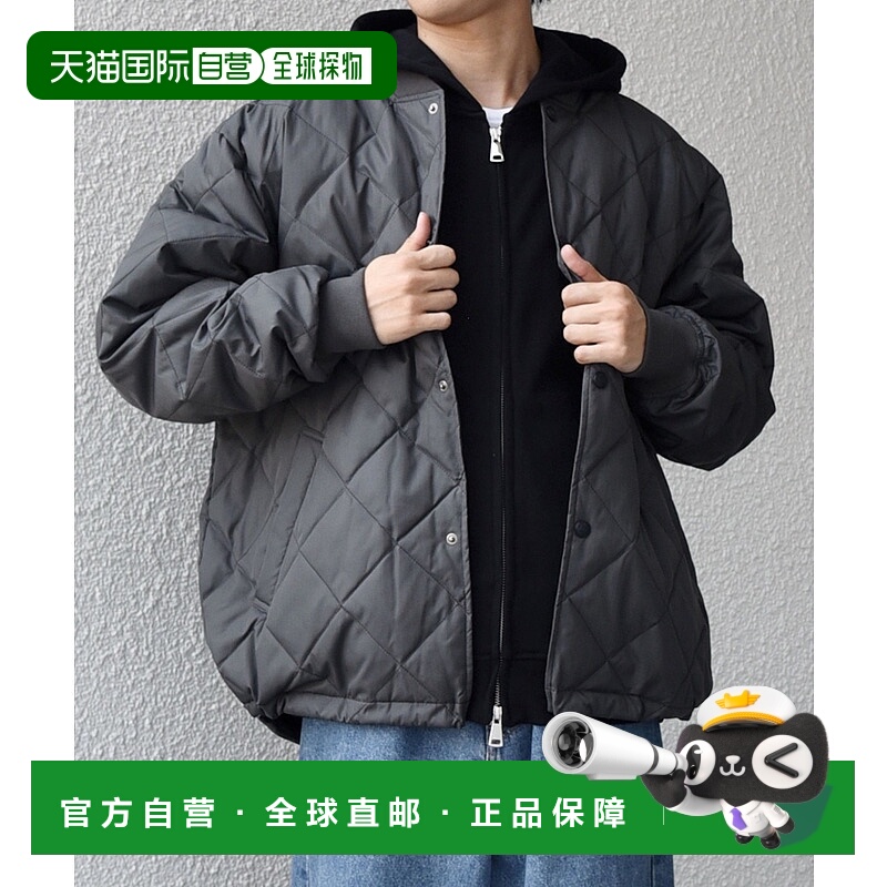 1h可退 日本直邮TAION男装宽松版型钻石绗缝可手洗羽绒夹克 71467