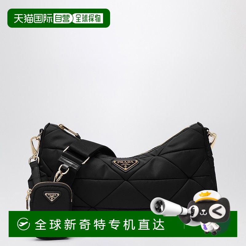 1h可退 香港直邮PRADA 女士斜挎包 1BC232B9ORDJNF0632 AW2025 黑