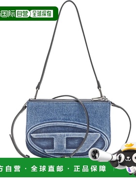 香港直邮DIESEL 女士斜挎包 X10330P6717H1410 AW2025 蓝色 1DR T