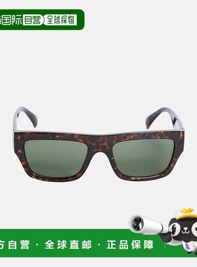 自营guessNarrow Square Plastic Wayfarers - dark havana 美国