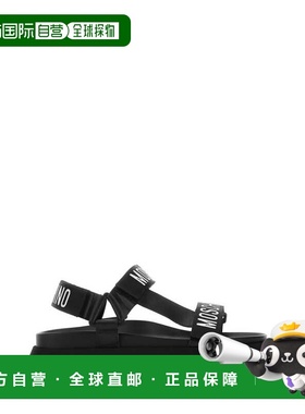 香港直邮MOSCHINO 女士凉鞋 MA16244G1GMU0000 CO 黑色 Calf leat