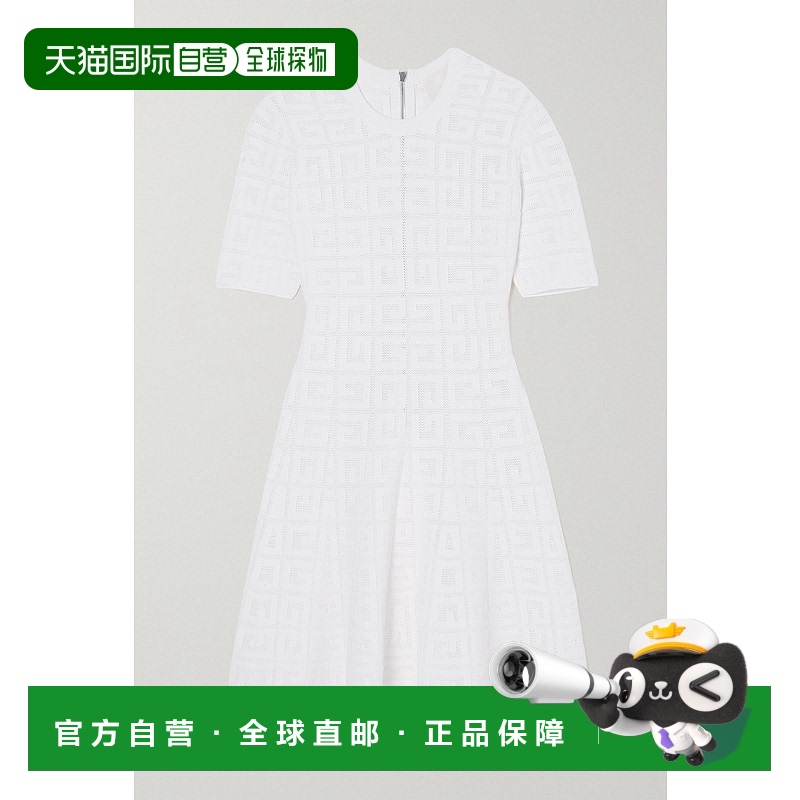1h可退 香港直邮潮奢 Givenchy 纪梵希 女士 4G图案连衣裙 BW21DJ