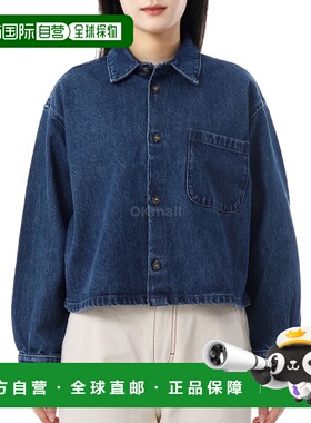 韩国直邮A.P.C 胸前有纽扣口袋牛仔衬衫 (COHET F02895 IAL) 牛仔